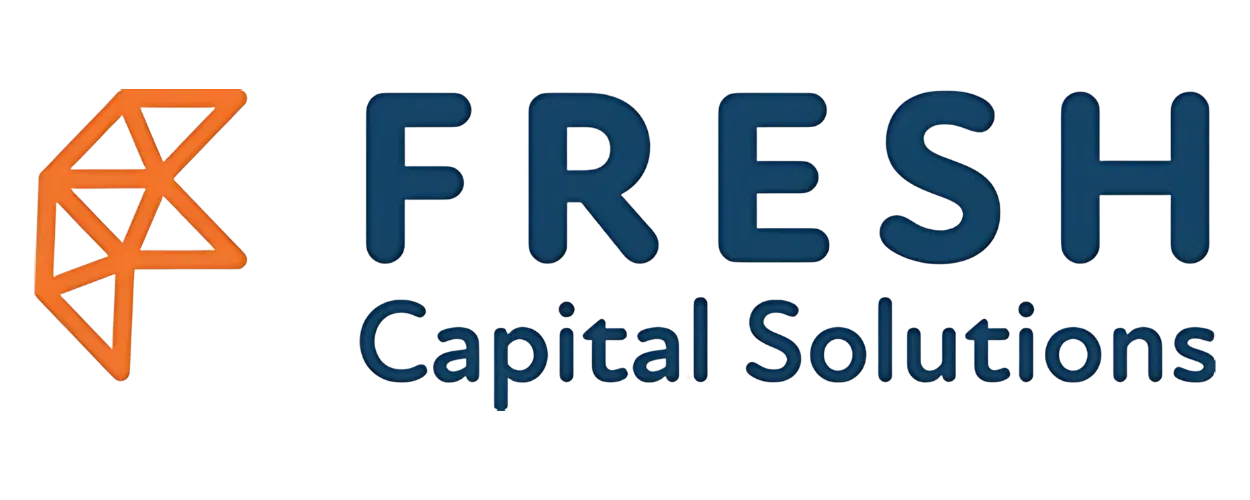 Fresh Capital Solutions logo with an orange geometric 'F' and blue text.